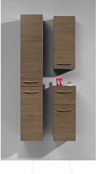 Artiqua Hochschrank Serie 818 Anschlag rechts, Weiss Glanz, 168x30x30cm