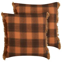 DEKOKISSEN 2er-Set Orange 45/45 cm Barja