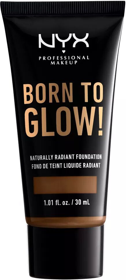 NYX-PROFESSIONAL-MAKEUP - Born To Glow Naturally Radiant Foundation, 43 g, Mocha