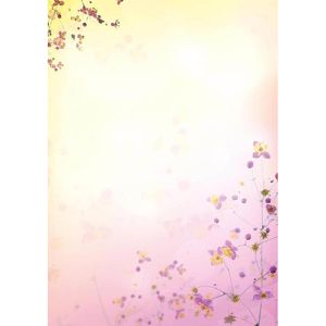 Böttcher-AG Briefpapier blumero, Blüten, A4, 90 g/m², 50 Blatt