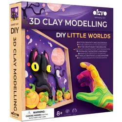 Okto Set Modelliermasse Air Clay Little Worlds