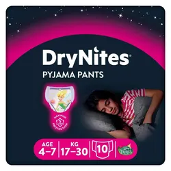 Kimberly-Clark DryNites Pyjama Pants Girl 4-7 Jahre 3 x 10 Stück (10 Stk.)