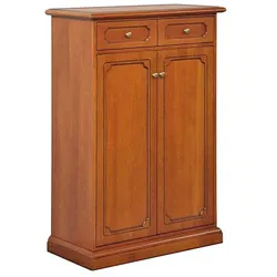 Schuh Schrank Nussbaumfarben im klassischen Stil 84 cm breit