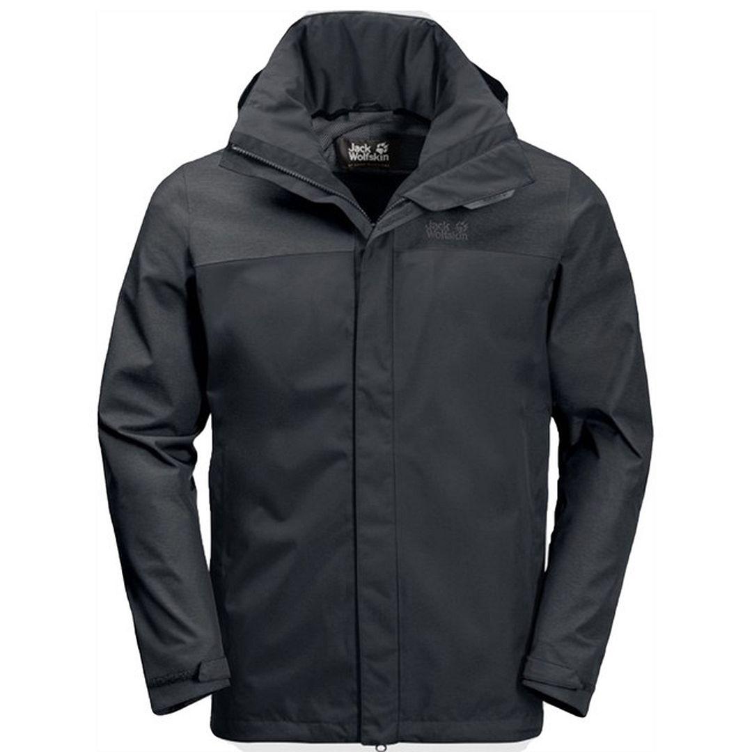 Jack Wolfskin Tech Lab 3L heren zwart jack