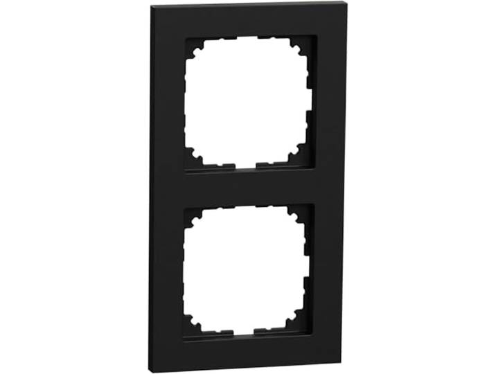 Schneider Electric Merten M-Pure-frame, 2-voudig, IP20, IK03, matzwart, artikelnummer MEG4020-3603