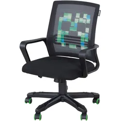 roba Minecraft Gaming-Stuhl - 63x60x92cm - schwarz -