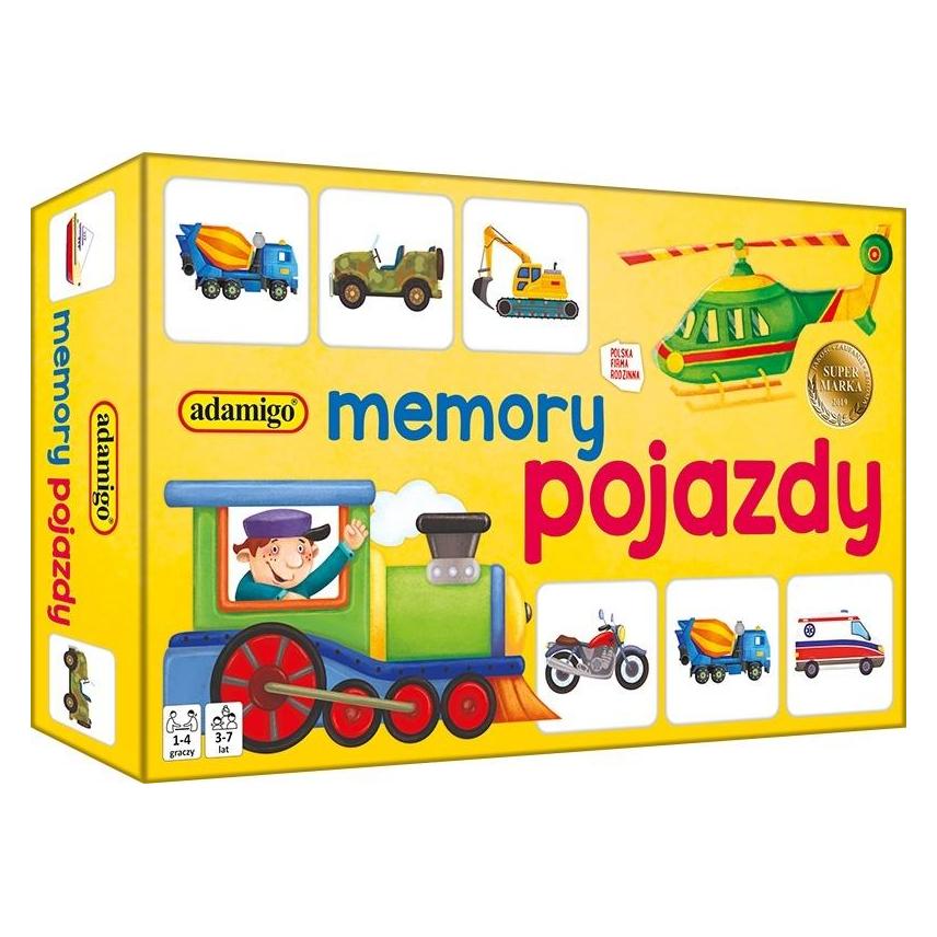 Adamigo Memory mini - Vehicles (Polnisch, 1 - 4 Spieler) (GXP-605134)