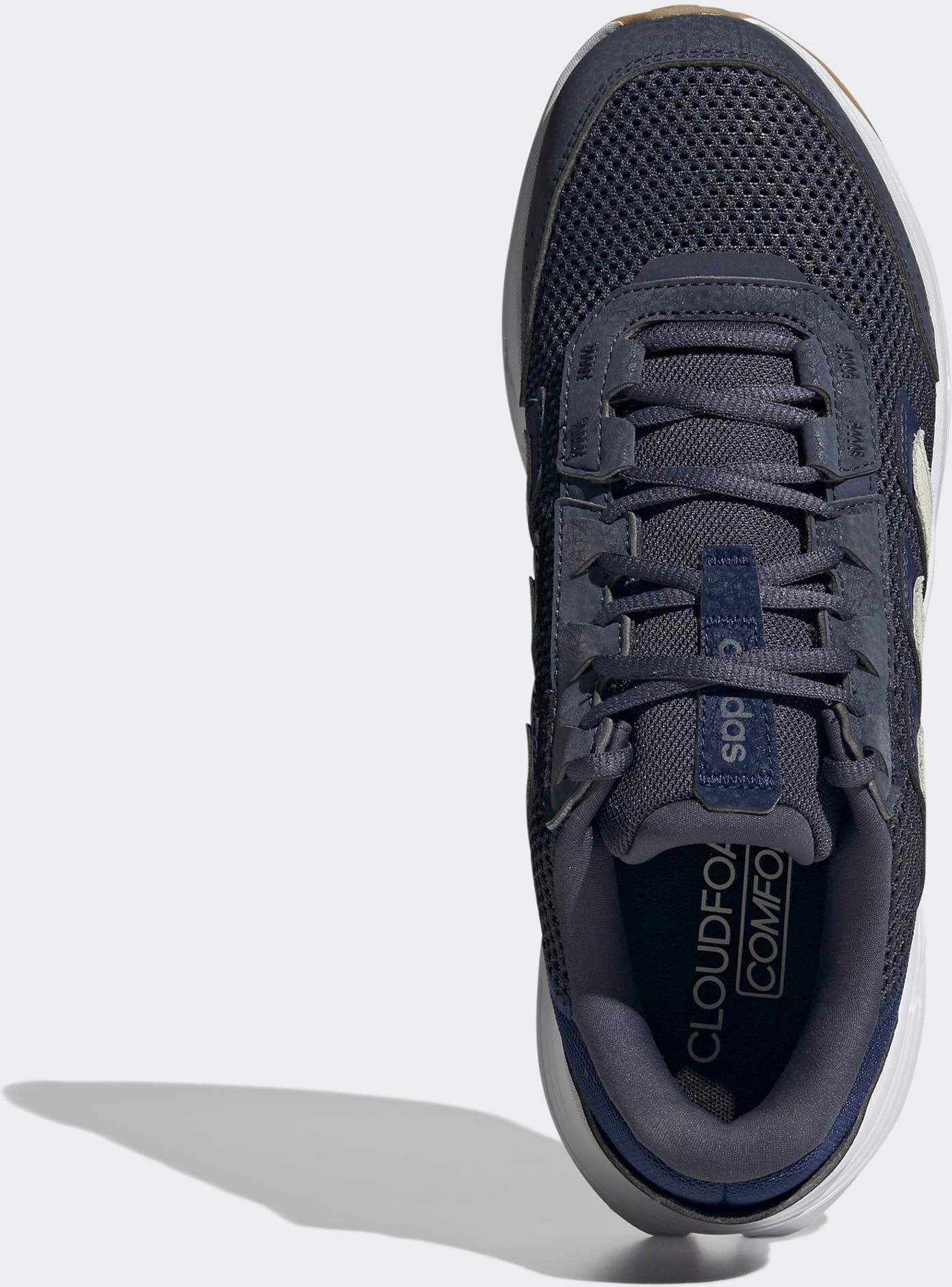 Sneaker ADIDAS SPORTSWEAR "ASTRASTAR", Herren, Gr. 41, blau (shadow navy, wonder aluminium, dunkelblau), Leder, Synthetik, Textil, Schuhe Sneaker shadow navy, wonder aluminium, dunkelblau 41