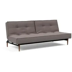 INNOVATION LIVING Schlafsofa Splitback Styletto dunkel Stoff Grau Grey