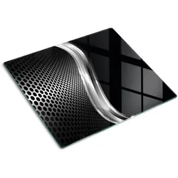GLASPLATTE 60x52 cm Textur