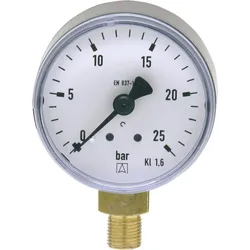 Manometer 50 durch 1/8" unten 0-25 bar