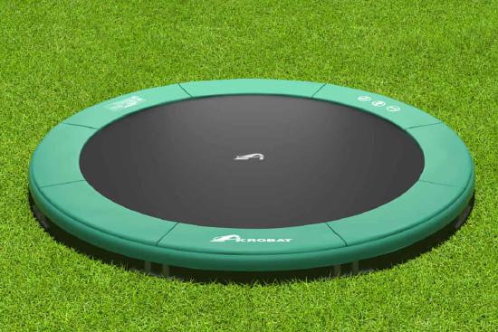 Akrobat Trampolin Orbit - Inground - 305 cm - Grün