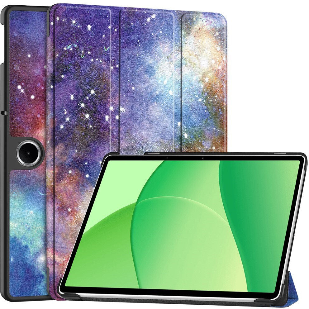 EIDERWOOD OnePlus Pad Lite / OPPO Pad SE Kunstlæder Flip Cover - Galakse