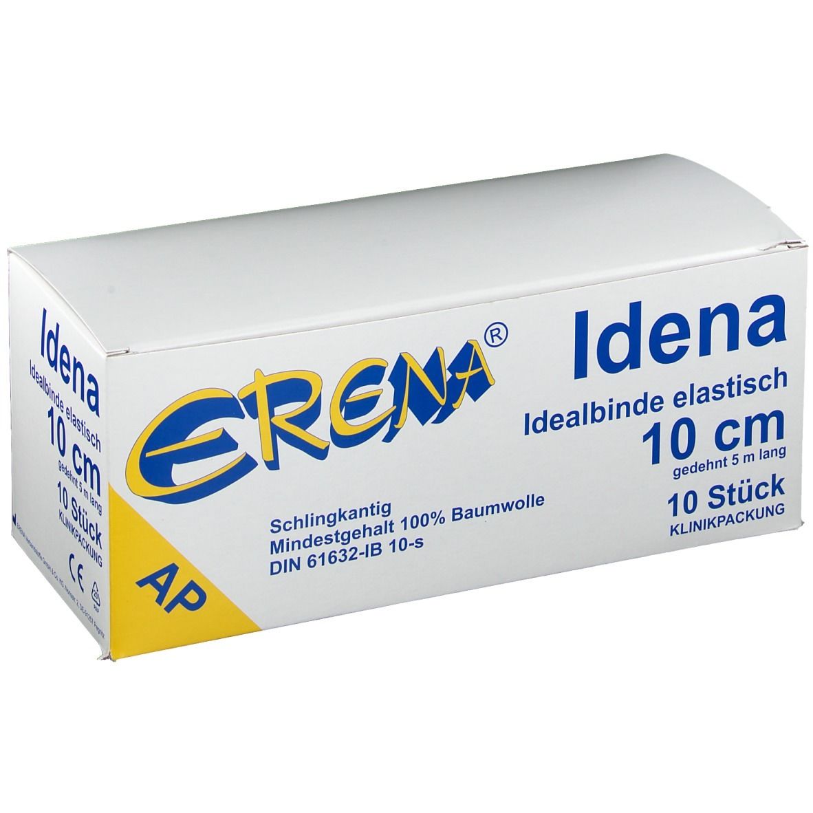 Idena Idealbinden 10 cm Schlingkante St Binden