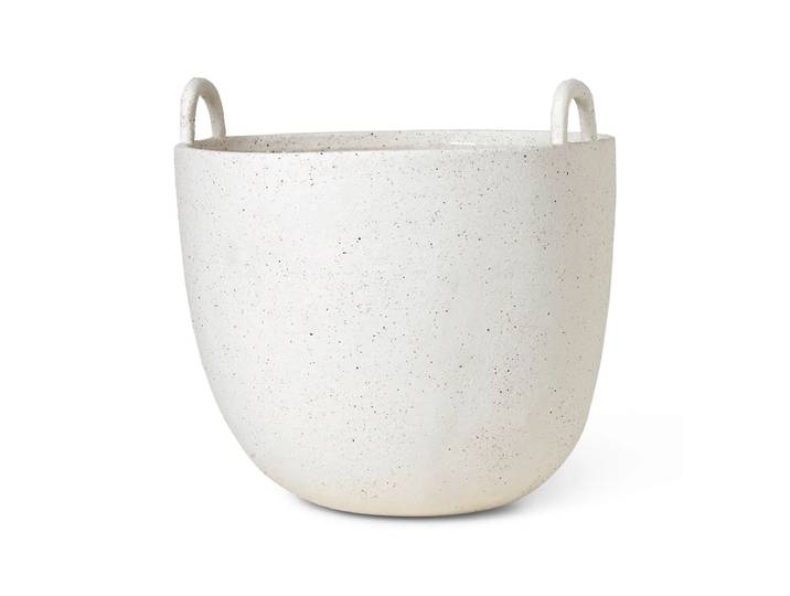 Ferm Living Pot Speckle Ø30 cm Off white