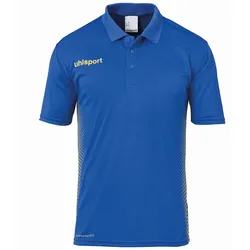 uhlsport Score Poloshirt Kinder azurblau/limonengelb 164