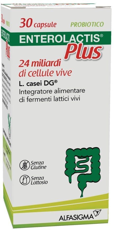 Alfasigma Enterolactis Plus Fermenti Lattici Probiotici 30 capsule