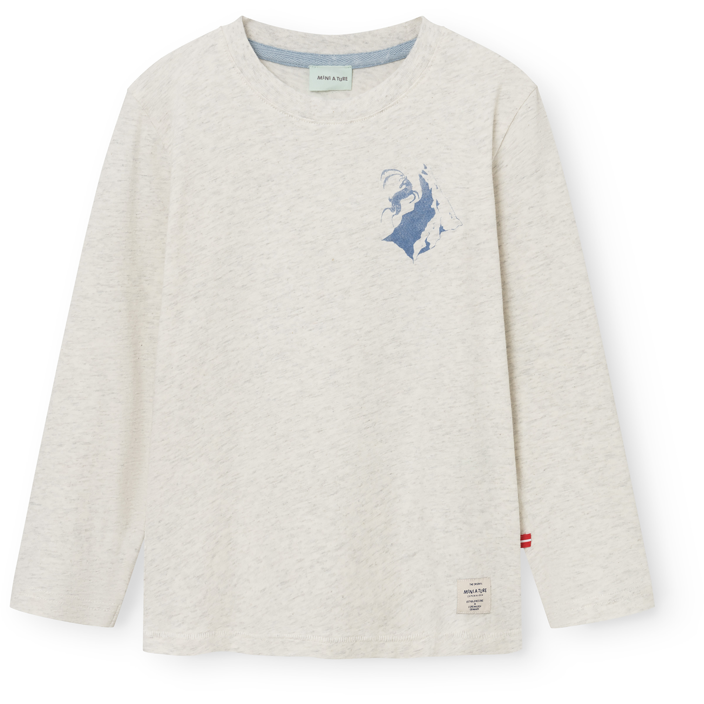 Mini A Ture Matchapter Kinder Longsleeves grau Größe 104 Lifestyle Hautfreundlich