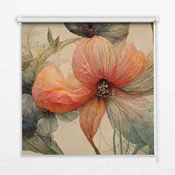 INNENROLLO - Fensterrollo - Rollo - 150x180 cm - Blume