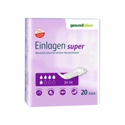 Alliance Healthcare Deutschland GmbH GESUND LEBEN Einlagen super 20 St 13342995