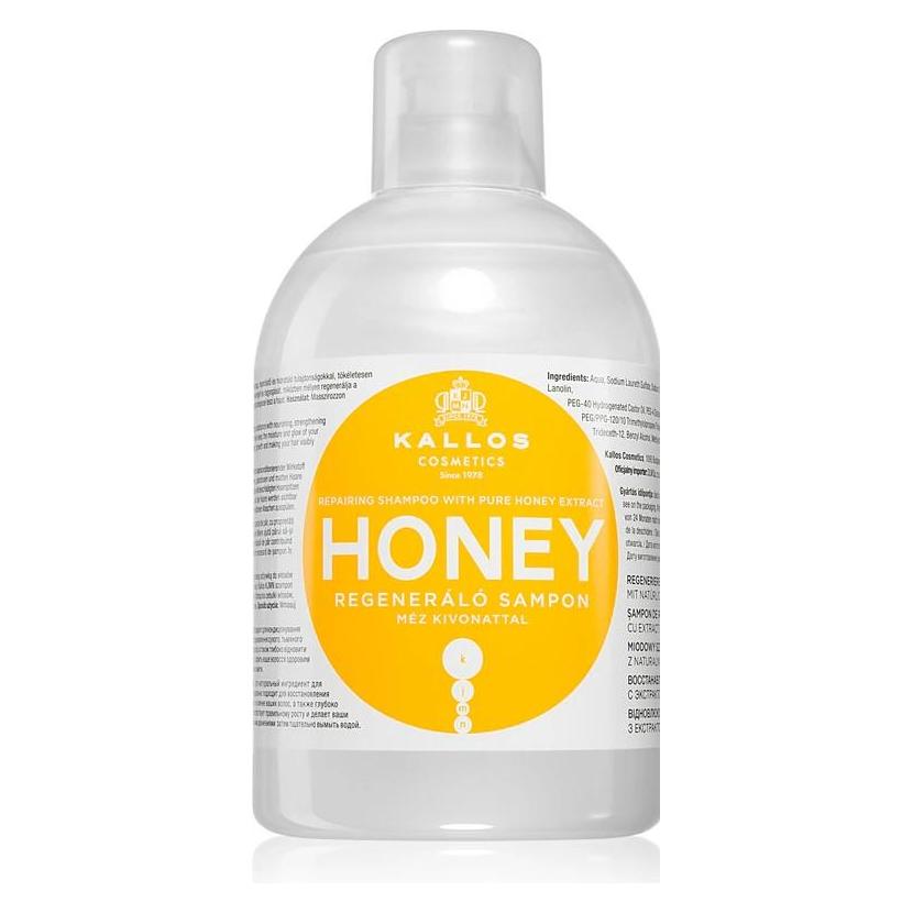 Kallos Cosmetics Honey (Flüssiges Shampoo, 1000 ml) (5998889516154)