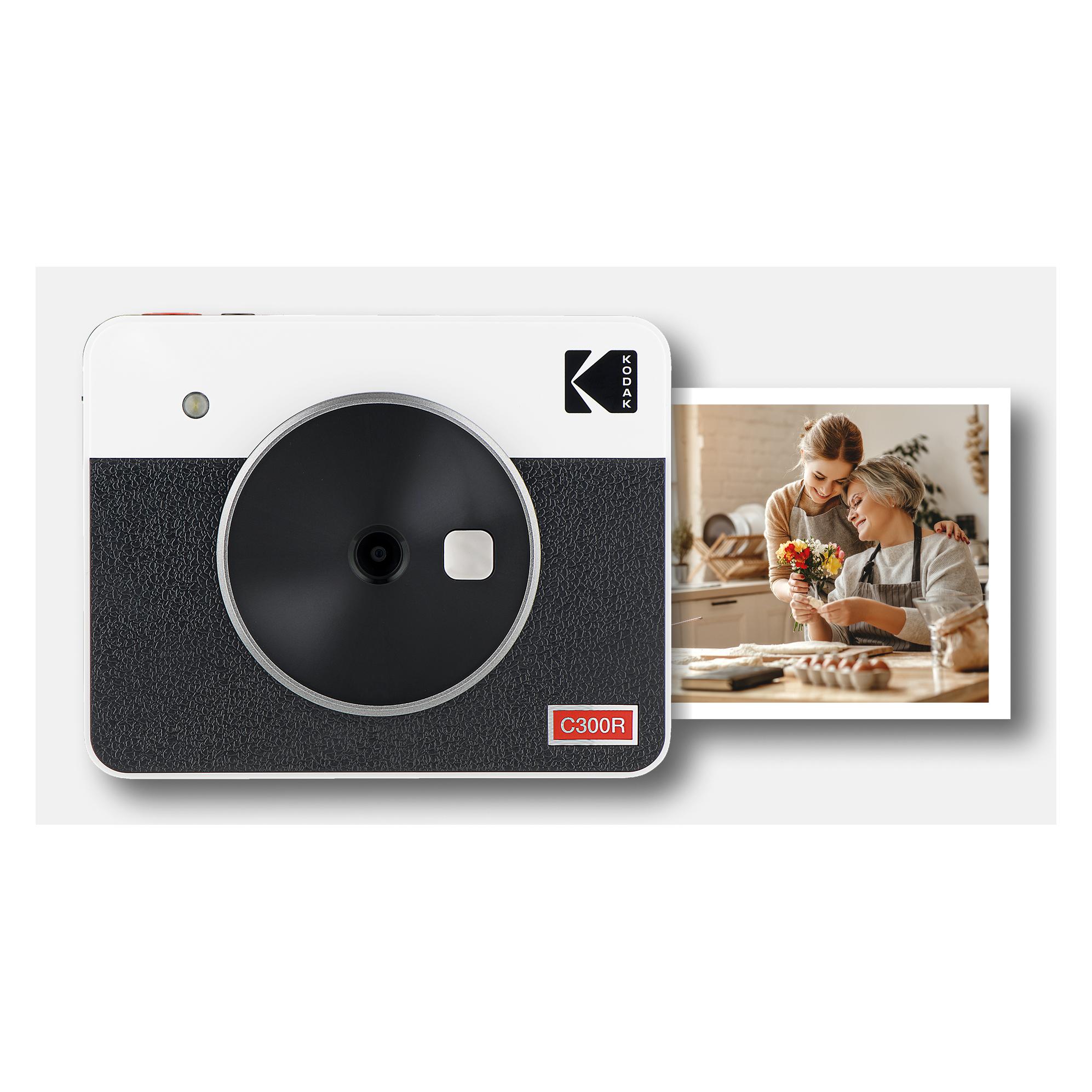 Kodak Mini Shot3 Retro 4Pass 2in1 camera & printer - white (C300RW)