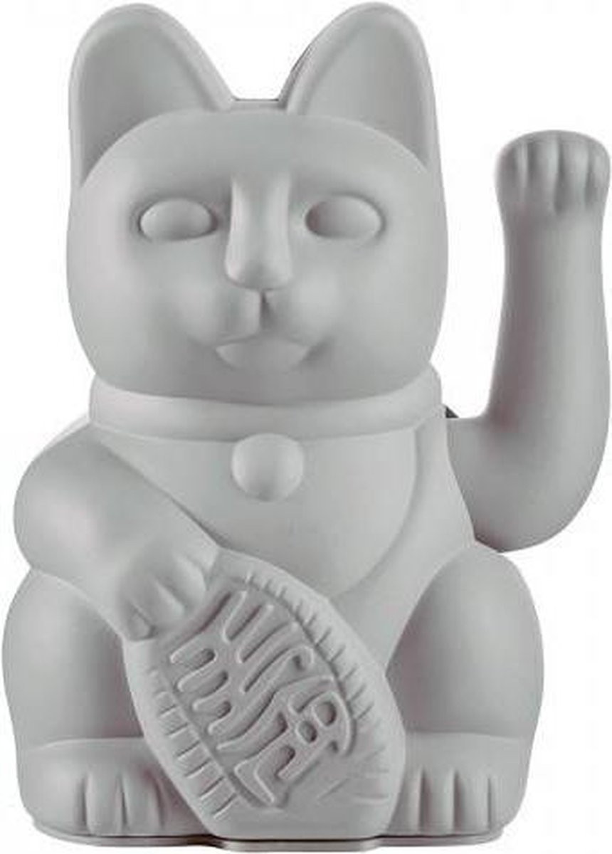 Donkey Lucky Cat Maneki-Neko decoratie voor op tafel - Grijs