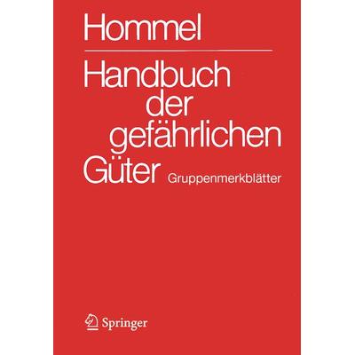 Handbuch der gefährlichen Güter. Gruppenmerkblätter, Gebundene Ausgabe von , Springer Berlin, 978-3-662-71689-2