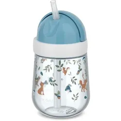 Mepal Trinkhalmbecher Mio 300 ml Kunststoff Blau