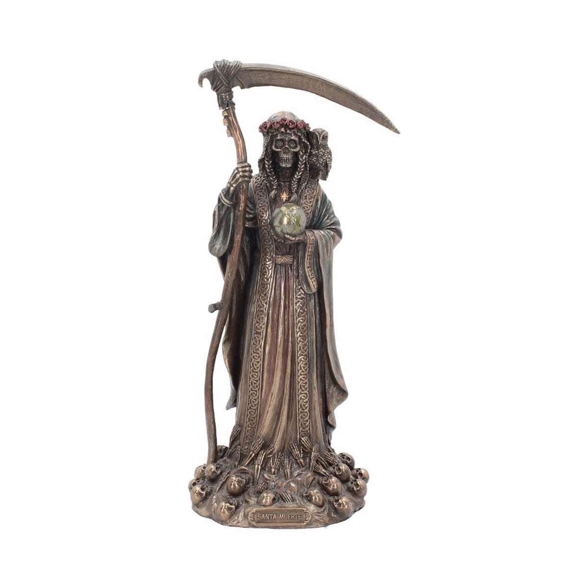 Nemesis Now Santa Muerte beeld van Veronese Design - Bronskleurig