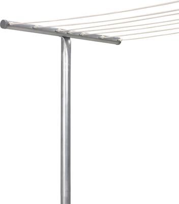 Household Essentials Rust-Resistant Steel Clothesline T-Post with One Piece Construction