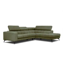 ECKSOFA MORELLO 5-Sitzer, olivgrün