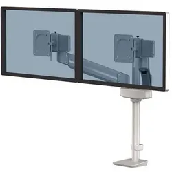 Fellowes MONITOR ACC ARM TALLO MODULAR/2MS SILVER 8614001 (Tisch, 40", 9 kg), Monitor Halterung, Silber