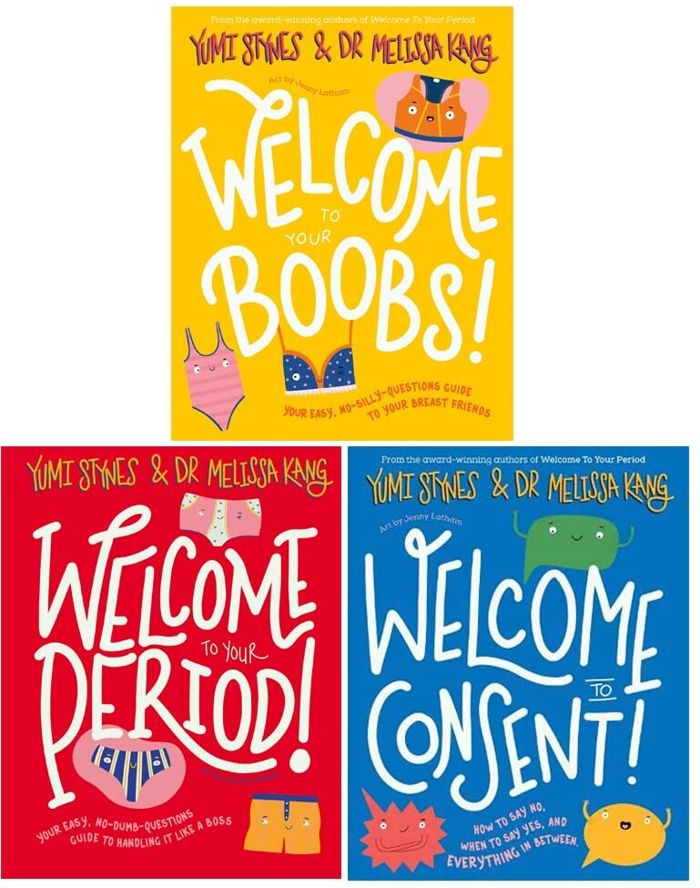 Stripes Publishing ltd Welcome To Series 3 Books Collection Set – Consent, Periods & Educational Guide Collection
