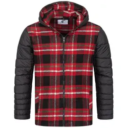 Rock Creek Winterjacke Kariert Regular Fit