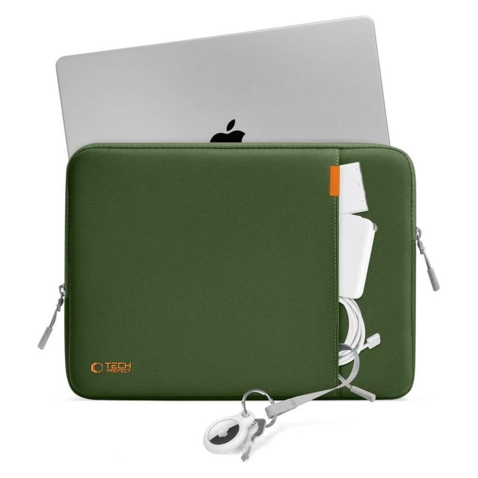 Tech-Protect Defender Laptoptasche 15-16 - Grün (16", Universal) (28082-0)