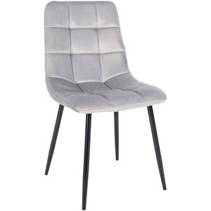 CLP Esszimmerstuhl Antibes, 316931, Samt, grau