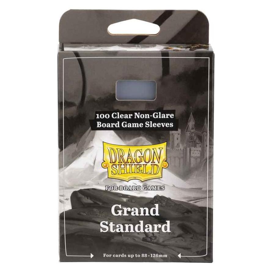 Arcane Tinman Dragon Shield: Board Game Sleeves Clear/NonGlare - Grand Standard (100) (413973)