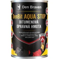 Bitumen-Reparaturmasse | DenBit Aqua Stop, 3 kg, schwarz