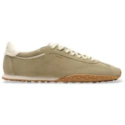 HOFF für Damen. 22661419 Bridge Fl taupe Leder Turnschuhe (41), Wohnung, Schnürsenkel, Lässig