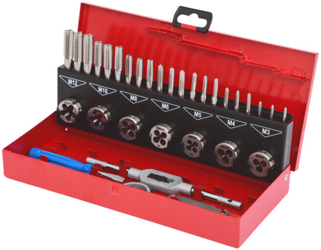KS Tools Coffret de tarauds et filières, HSS, 32pcs. (331.0632)