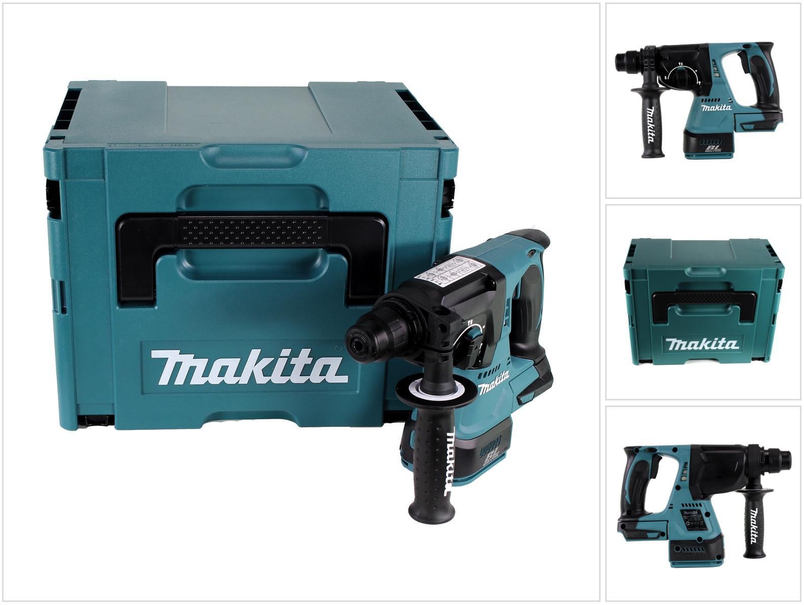 Makita DHR 242 ZJ Accu boormachine 18V 2.0J SDS-plus Brushless met Makpac