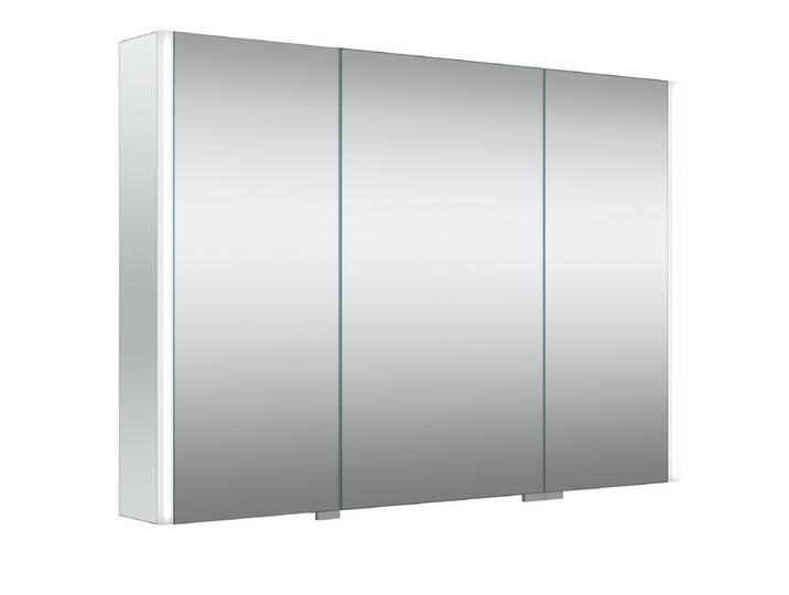 Spiegelschrank WELLTIME Ahus , transparent (gespiegelt), B:100cm H:70cm T:13cm, Schränke, Spiegelschrank, Mit Soft-Close-Funktion, inklusive Beleuchtung, Breite 100 cm, FSC