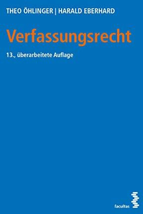 Theo Öhlinger - Verfassungsrecht - Preis vom 09.10.2026 07:28:09 h