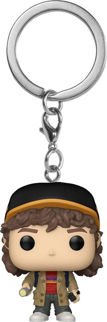 Funko Stranger Things POP! Vinyl Dustin Henderson sleutelhanger, 4 cm