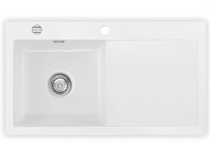 Systemceram Mera 90 Grönland Keramikspüle Excenterbetätigung