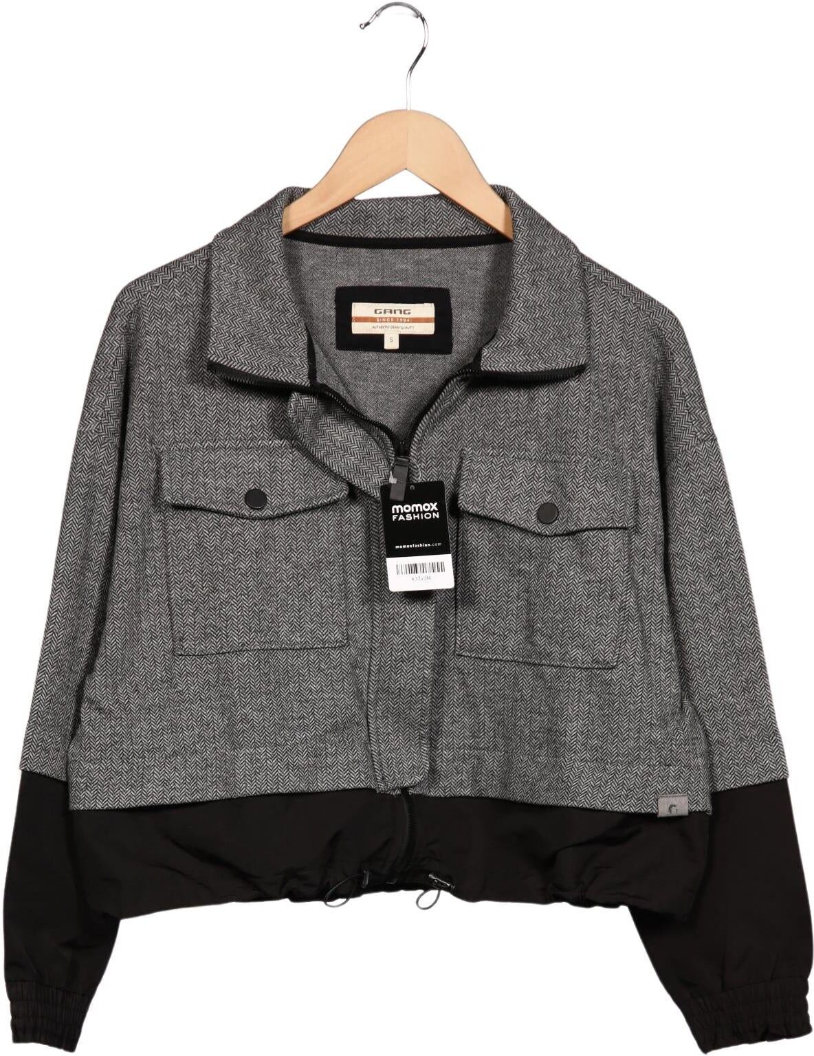 Gang Damen Jacke, Grau, Gr. S, Synthetik / Viskose / Lyocell - Second Hand