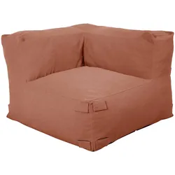 Oviala Business Ecksessel für modulares Wohnzimmer terracotta