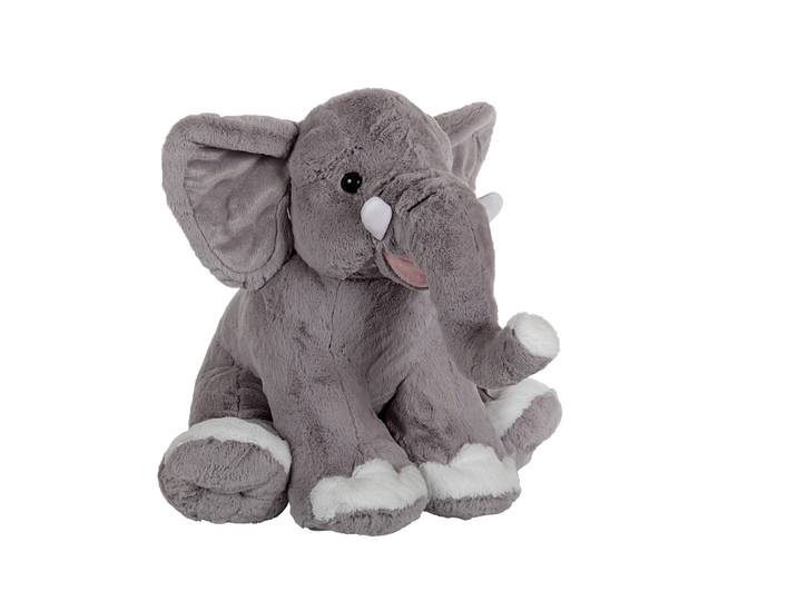 Peluche Éléphant Assis 50 Cm