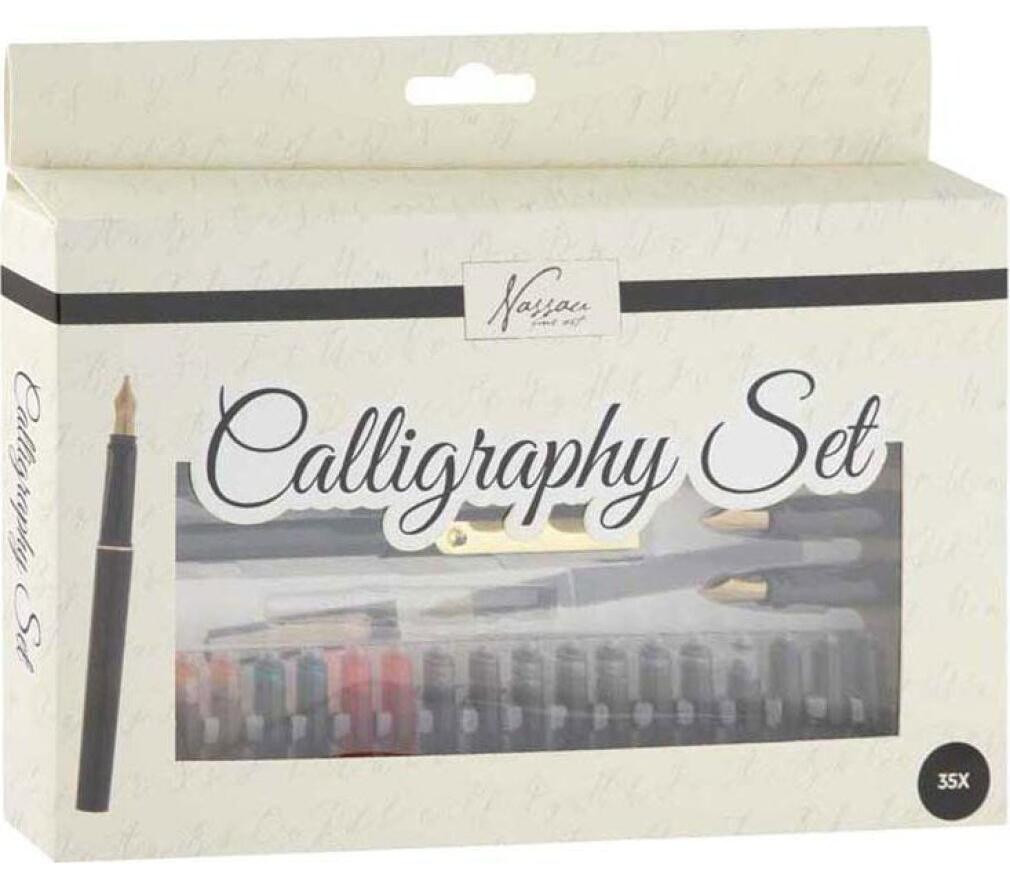 Nassau Fine Art Kalligrafie-set, 35-delig